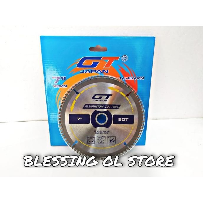 MATA CIRCULAR ALUMUNIUM 7 INCH X 80 T / CIRCULAR SAW BLADE ALUMUNIUM