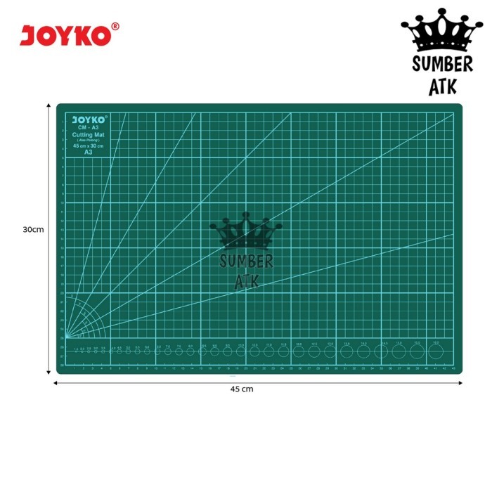 

Cutting Mat Alas Potong Joyko CM-A3 Ukuran A3