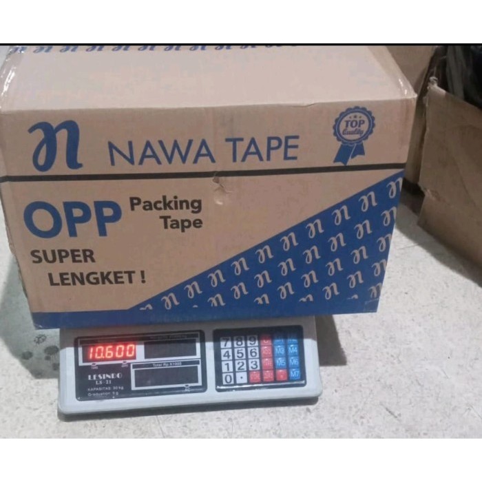 

LAKBAN BENING COKLAT 2 INCH 45 MM NAWA TAPE SETARA DAIMARU JAKARTA