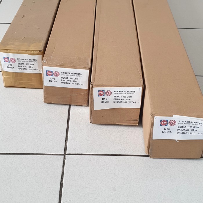 

STICKER ALBATROS MATTE DYE INK/INDOOR 150 GSM 24" ( 61 CM X 30 M )