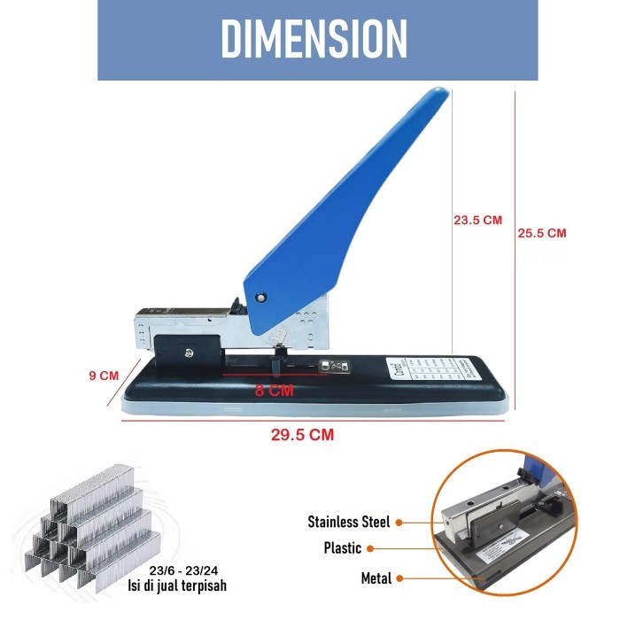 

COMBO HEAVY DUTY STAPLER CHD 23S24