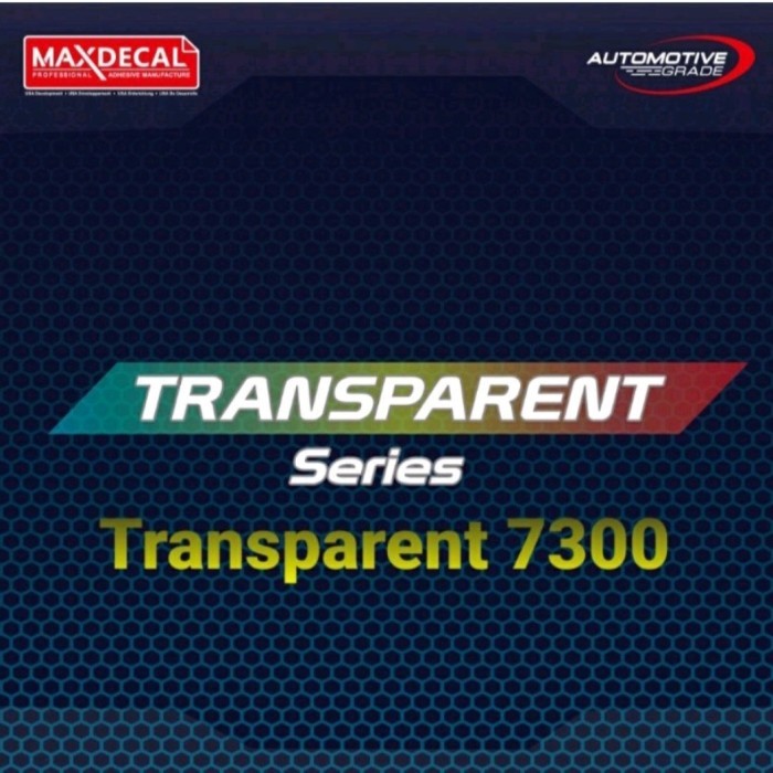 

ROL STICKER MAXDECAL 7300 TRANSPARENT TRANSPARAN HIGH GLOSS ROLL