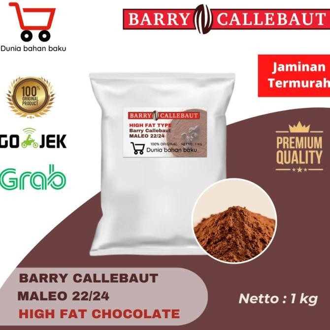 

COCOA POWDER BARRY CALLEBAUT BUBUK COKLAT TIPE MALEO 22/24 HIGH FAT