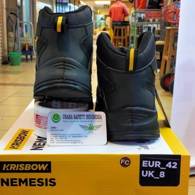 Sepatu Safety Krisbow Nemesis Asli Original Murah Terlaris
