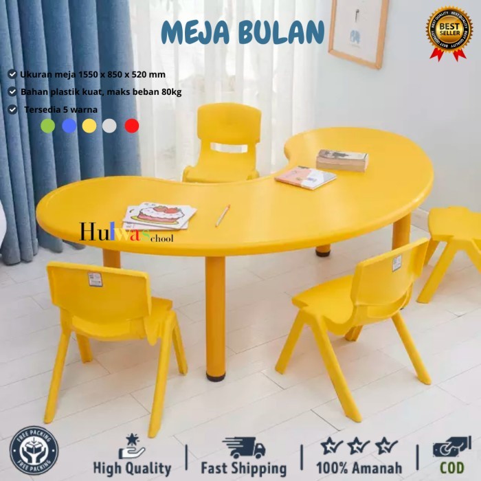 Meja Anak Bulan Moon Meja Anak Informa Meja Anak Tk Meja Anak Wa