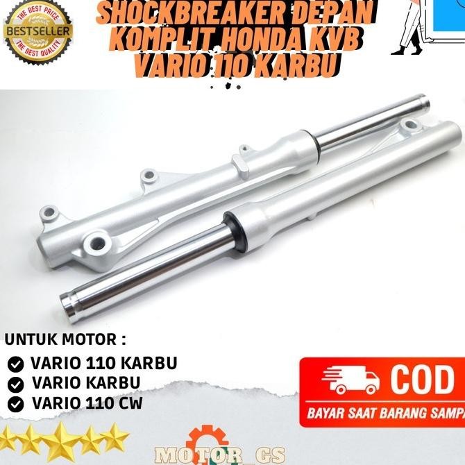 Shockbreaker Depan Komplit Honda VARIO 110 & VARIO 110 CW AS SHOCK KVB Terlaris