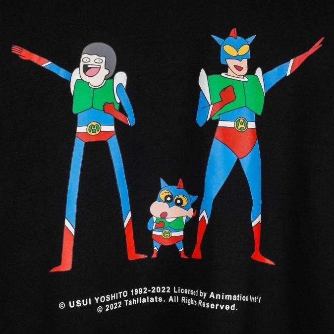 Murah Hsco Oversized Crewneck Shinchan X Tahilalats Three Hero