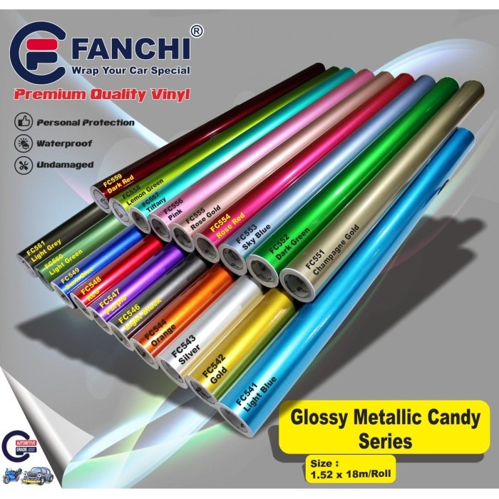 

Sale Sticker Fanchi Premium Metalic Gloss 50Cm ( Rol )