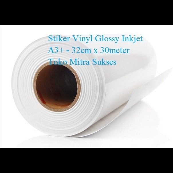 

STIKER VINYL INKJET A3+ ROLL - 32CM X 30M