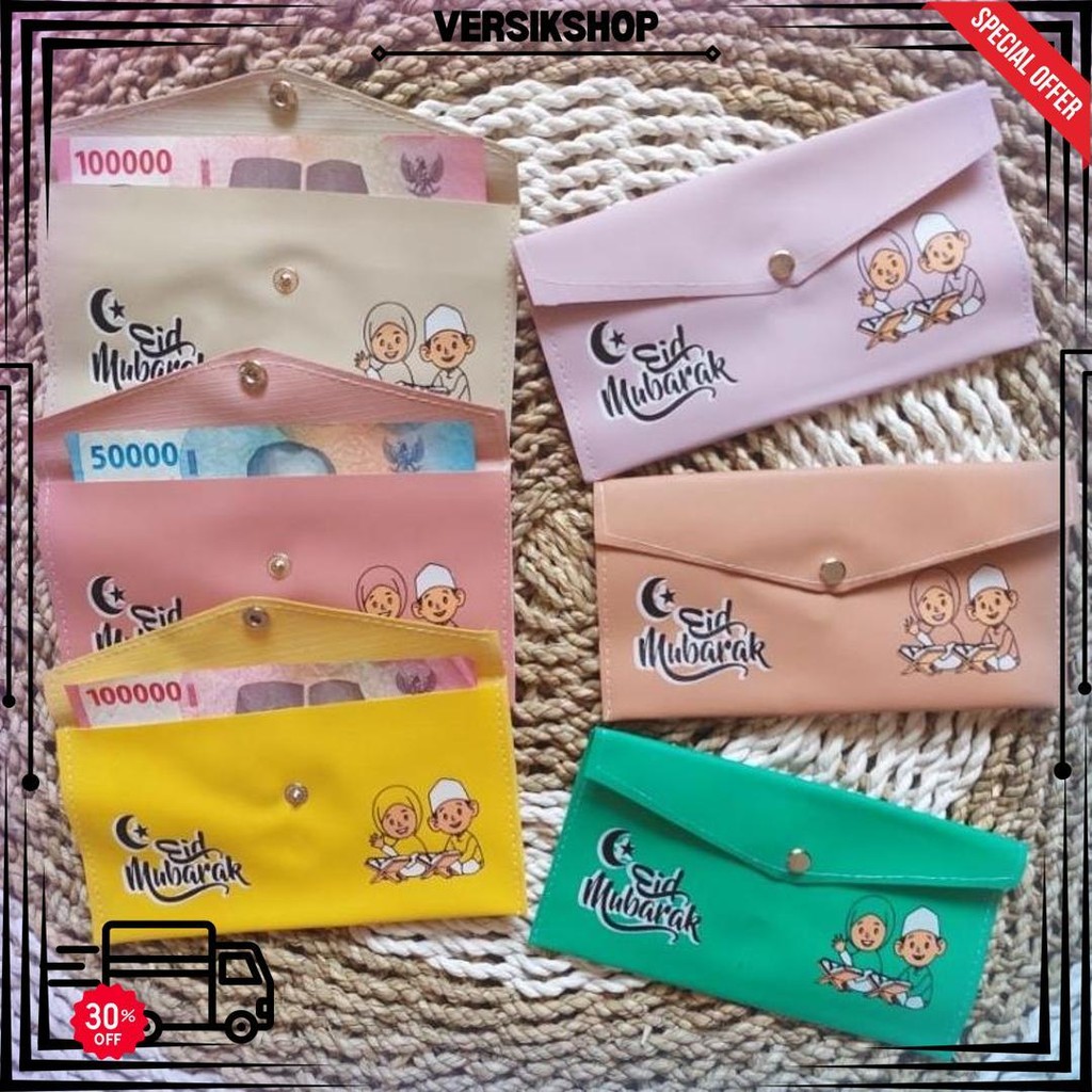 

[12Pcs] Amplop Lebaran Panjang/Ampao Lebaran 2024 Dpt 12 Pcs D Best Seller
