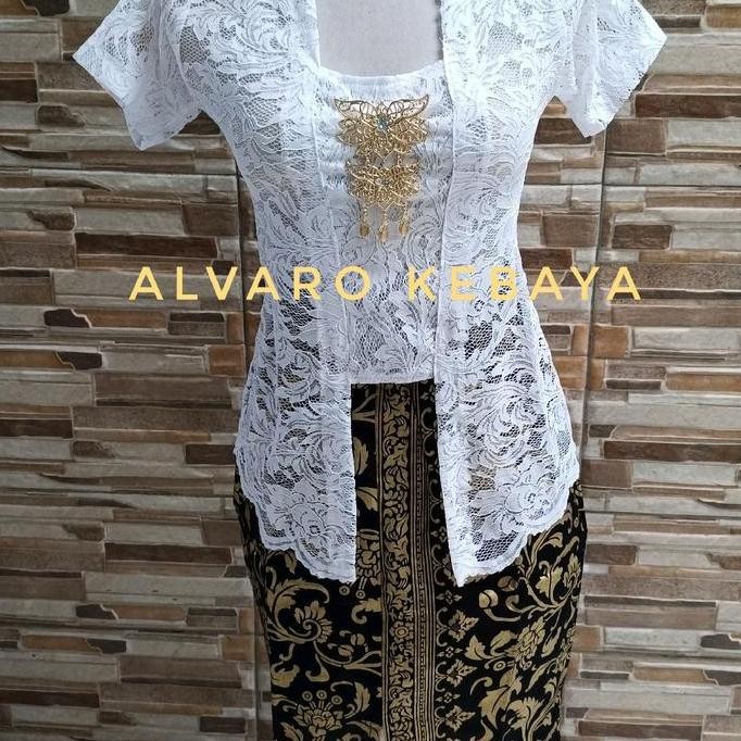 Terlaris Set Kebaya Lengan Pendek Brokat Pendek Strait Kutubaru Modern Rok Span Setelan Murah Midi W