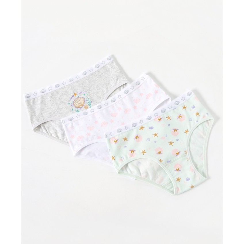 Young Hearts Panty Pack Kids Dream Seashells Mini Y04-000814MIX