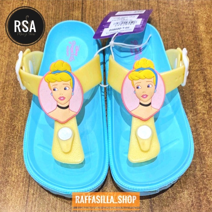 EKSLUSIF SANDAL ZANDILAC CEWEK DISNEY PRINCESS SANDAL ANAK SLIP ON PEREMPUAN KODE 990