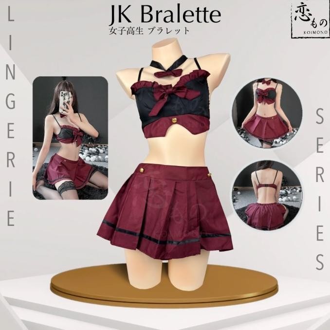 

Koimono Lingerie Sexy Kostum Seragam Sekolah Jepang Cosplay Seifuku School Uniform Import Original