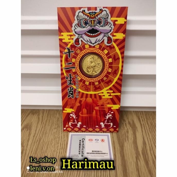 

Angpao Emas 12 Shio Angpao Imlek Hadiah Angpao Ulang Tahun Tahun Baru Original