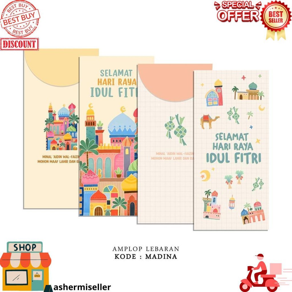 

Amplop Lebaran Idul Fitri 2025 | Madina Set Isi 8Pcs D Sale