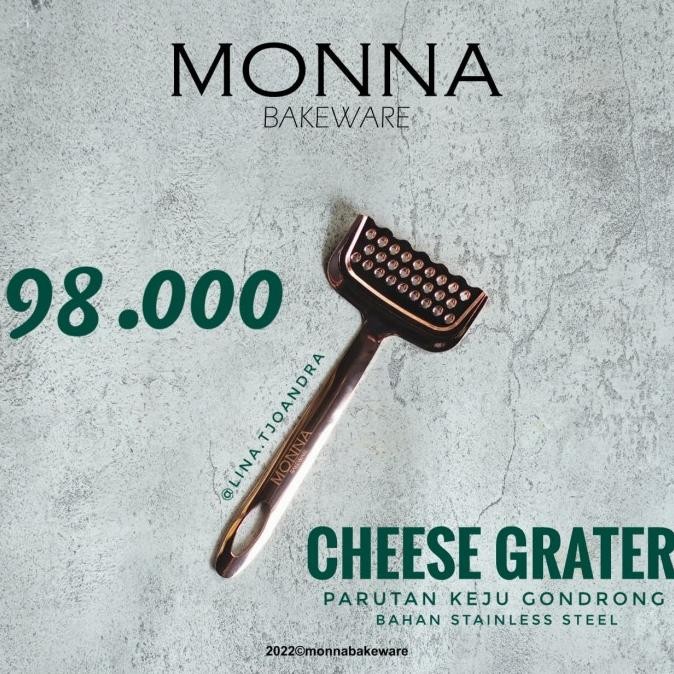 

SIAP KIRIM CHEESE GRATER MONNA BAKEWARE PARUTAN KEJU GONDRONG
