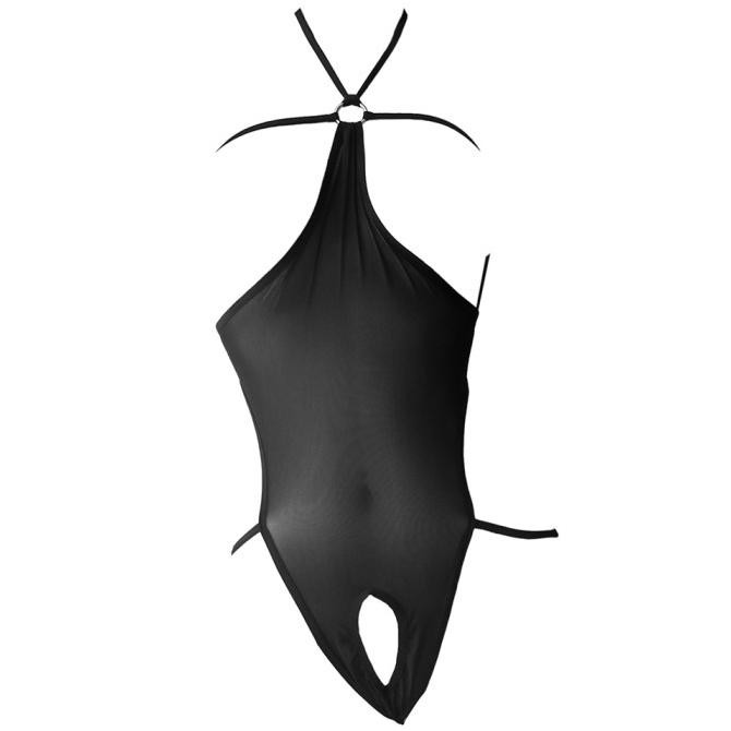 

L1242 Lingerie Baju Tidur Haram Teddy Open Cup Crotch Polos Sexy Seksi Original