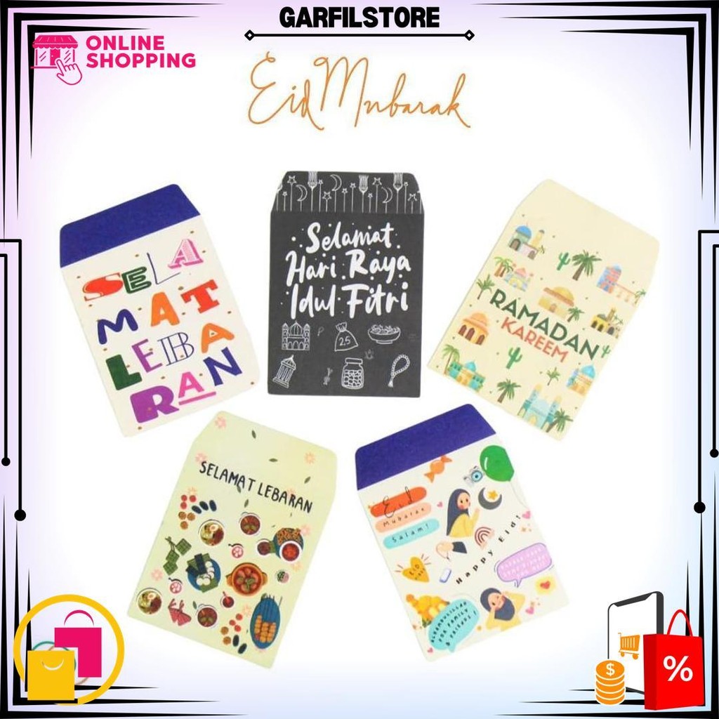 

[Paket 10Pcs] - Amplop Lebaran - Amplop Idul Fitri D Sale