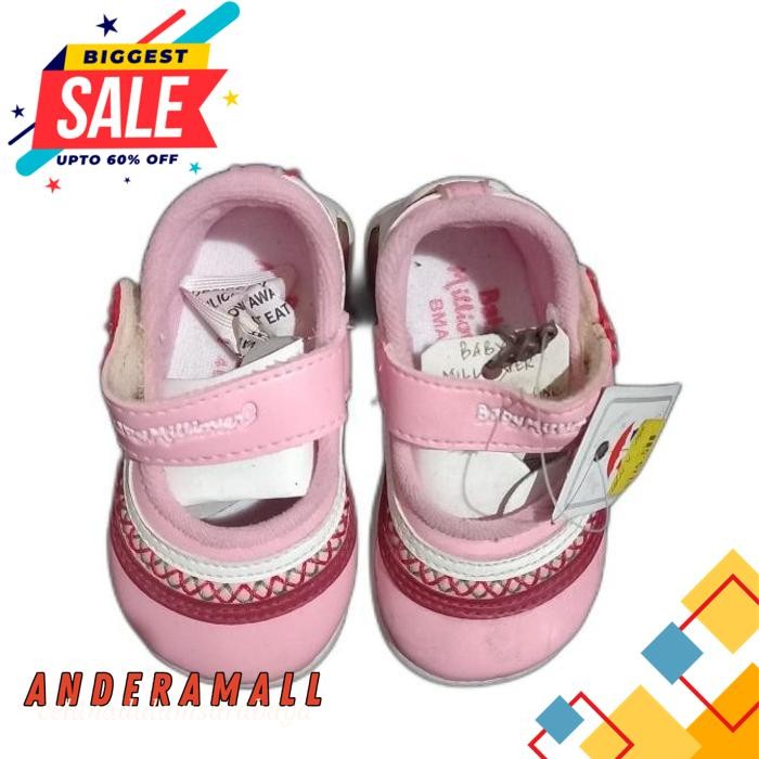 SEPATU SANDAL BAYI CEWEK BABY MILLIONER  PEREMPUAN ANAK PEREMPUAN BMAW KUALITAS PRODUK TERBAIK