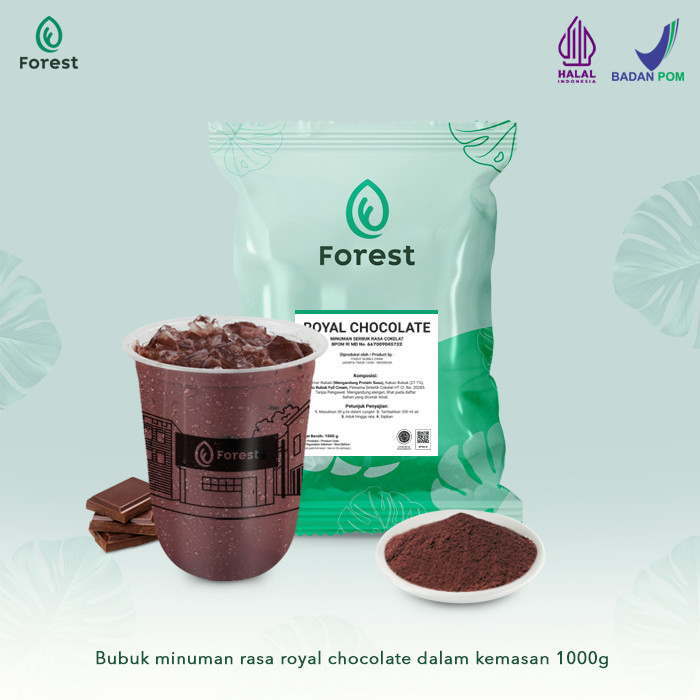 

Bubuk numan ROYAL OCOLATE Powder 1000 g - FOREST Bubble Drink