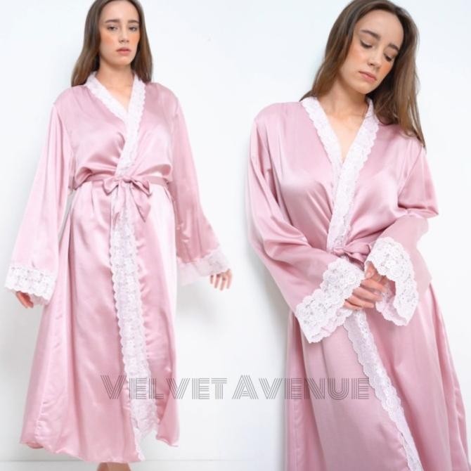 

Kimono Wanita 312 Outer Kimono Premium Baju Tidur Seserahan Lingerie Original