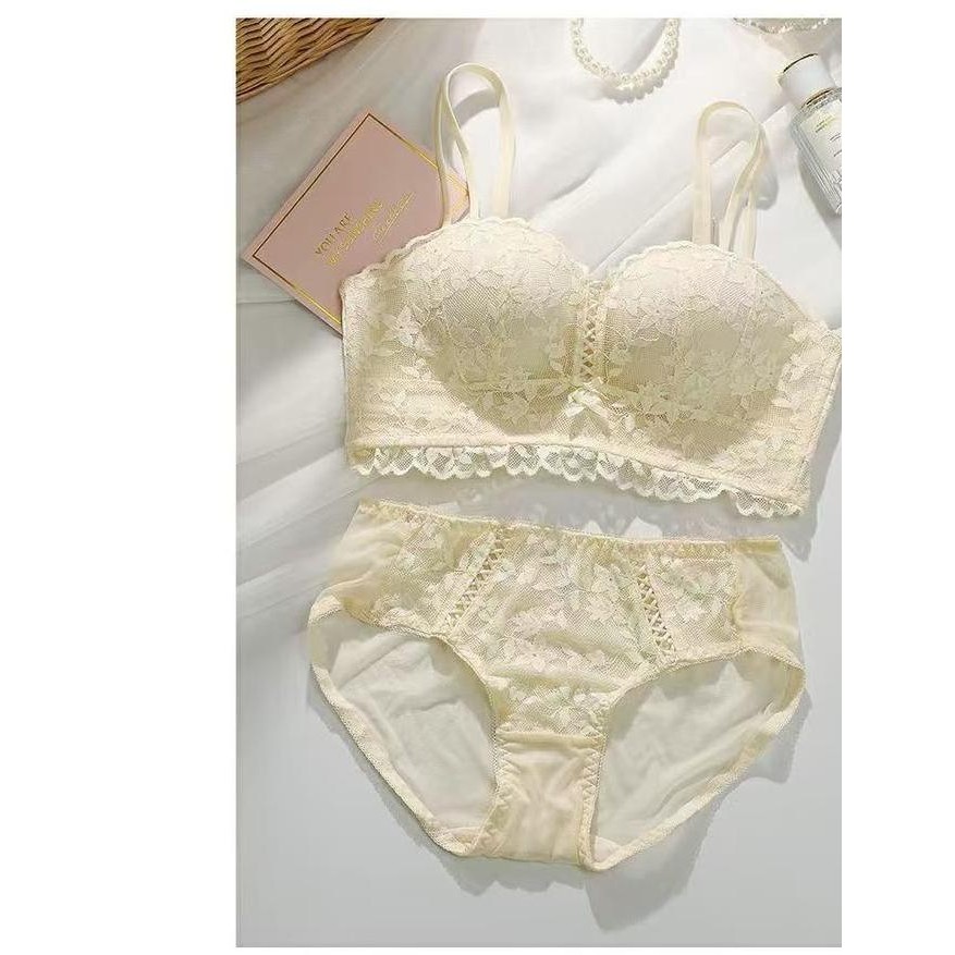 

(Set Bra+ Celana ) Bra Bh Push Up Set No Kawat Celana Dalam Wanita Bikini Sport Beha Lingerie Korea Fashion Bralette Remaja Perempuan Sexy Pakaian Dalam Original