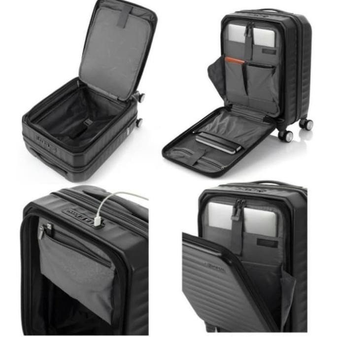 Grosir Koper American Tourister Frontec Small 20 Inch - Black