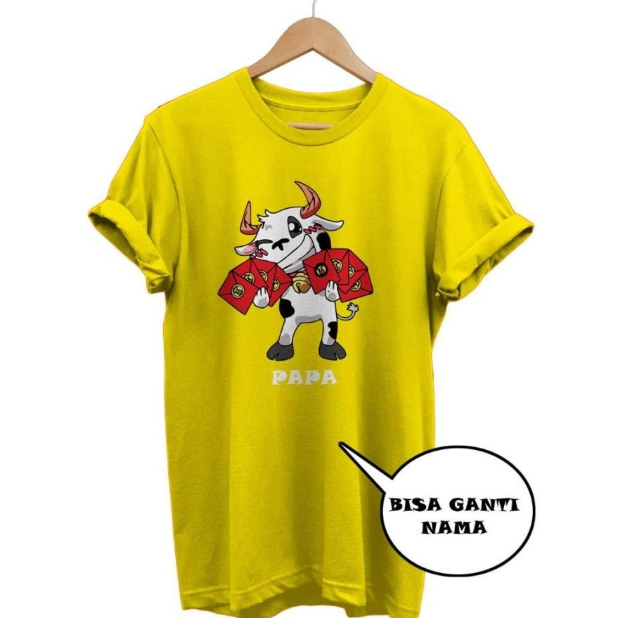 

Baju - Kaos Imlek Shio Kerbau Bagi Angpao - Tshirt Imlek 2021 Original