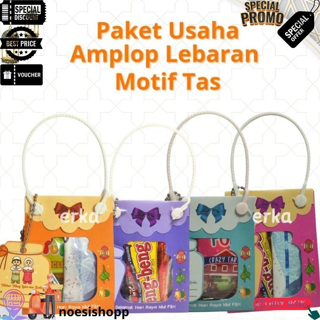 

Paket Usaha Amplop Lebaran Goodie Bag Mini Murah D Best Seller