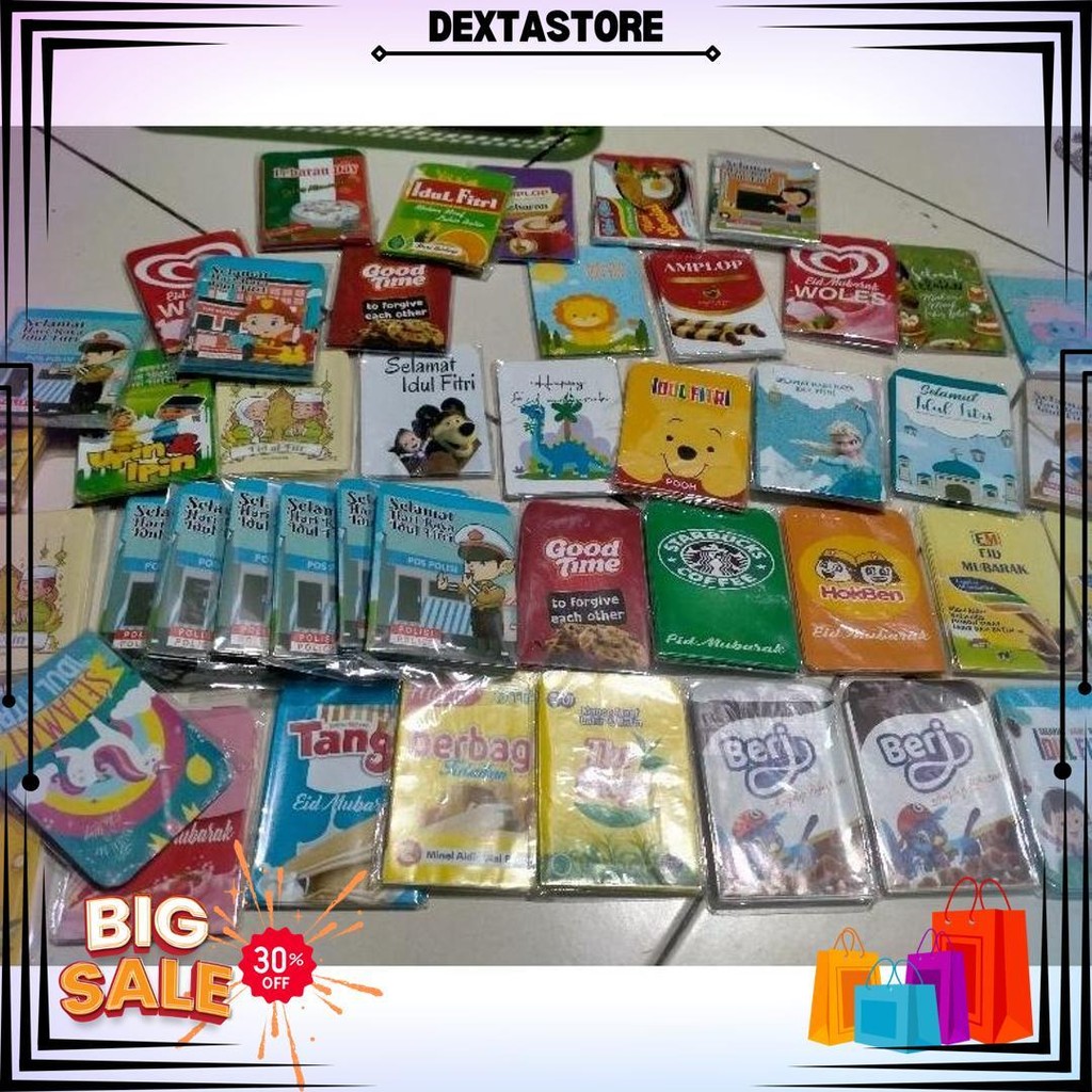 

5 Bks / 5 Pack Amplop Mini Lebaran 2024 D Promo Puncak