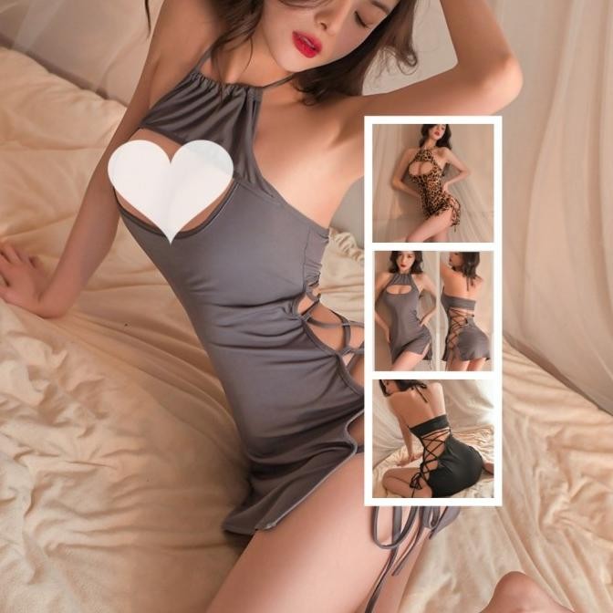 

Cosplay Lingerie Wanita Sexy Hollow Playful Cosplay Seragam A569 Original