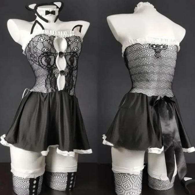 

Lingerie Cosplay Costum Cat Wanita Dress 94 Original