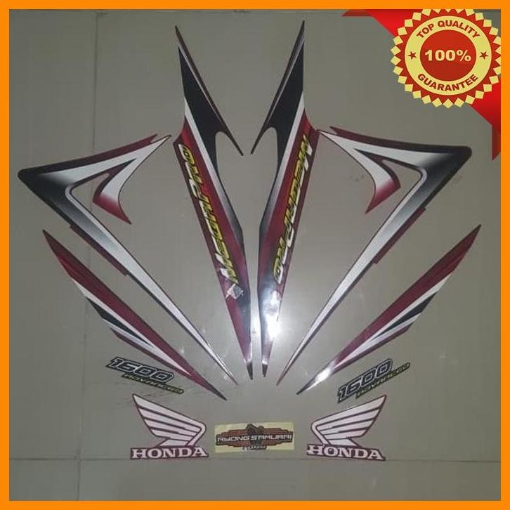 [AMC] STRIPING MEGAPRO PRIMUS 2006 MERAH HITAM