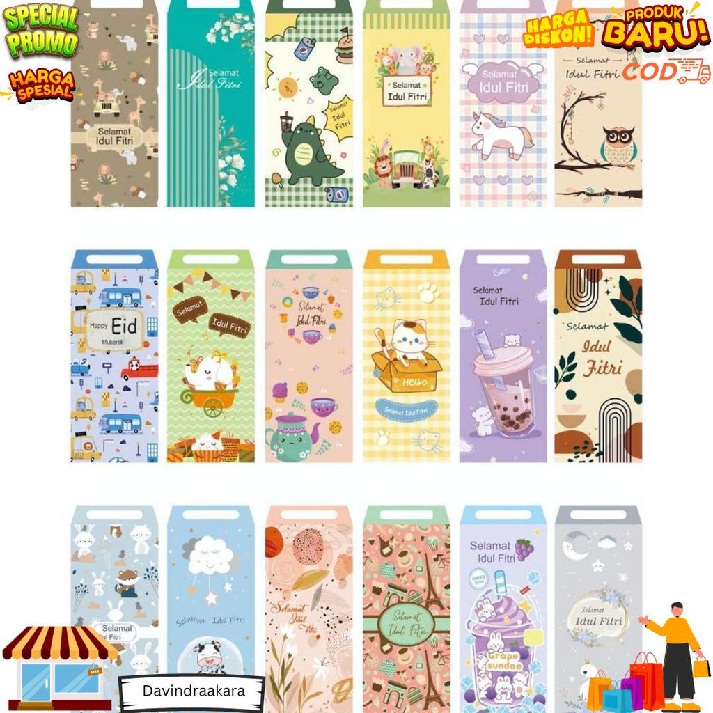 

Amplop Lebaran Hari Raya Idul Fitri 2024 Jumbo Panjang Kotak Mika Isi 50 Premium Murah Ready Stock D Best Seller
