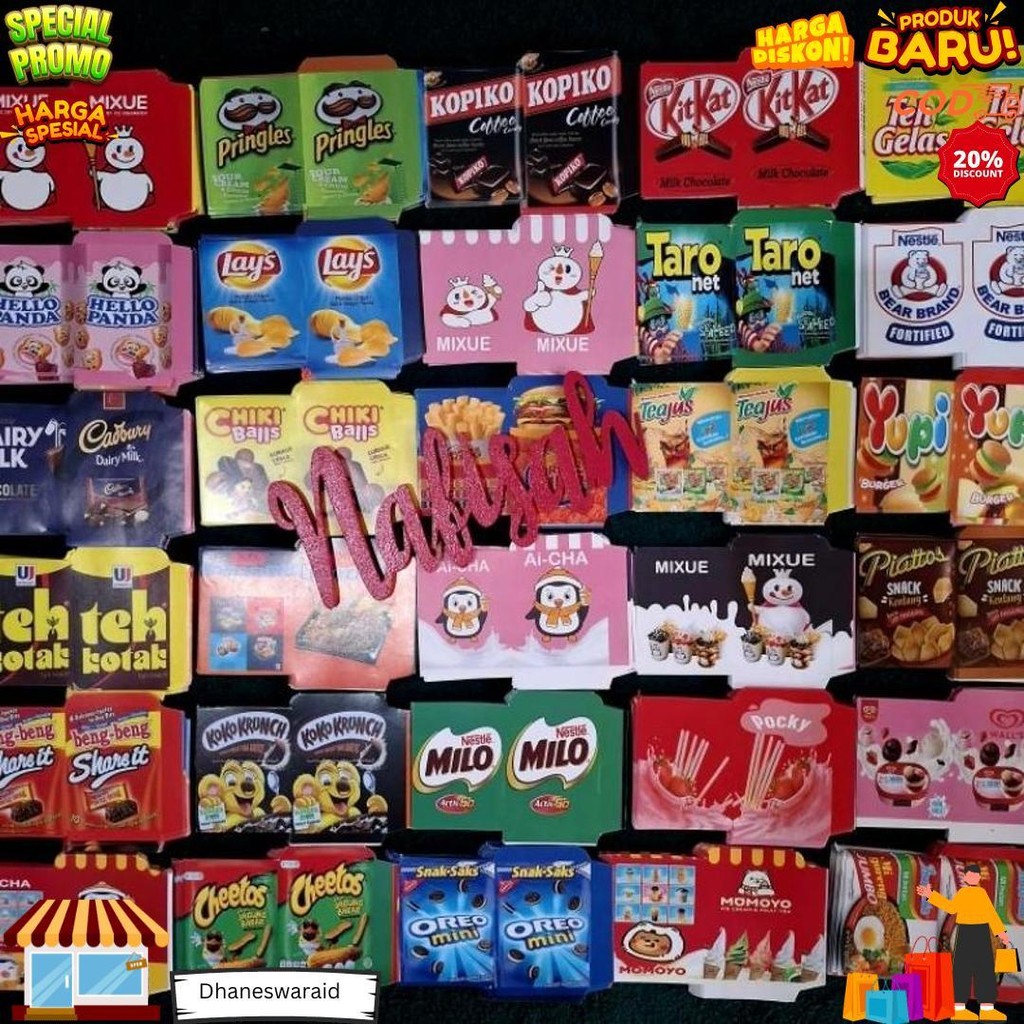 

1000 Lembar Amplop Snack Mini D Termurah