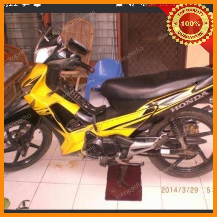 [AMC] STRIPING SUPRA X 125R 2008 HITAM KUNING