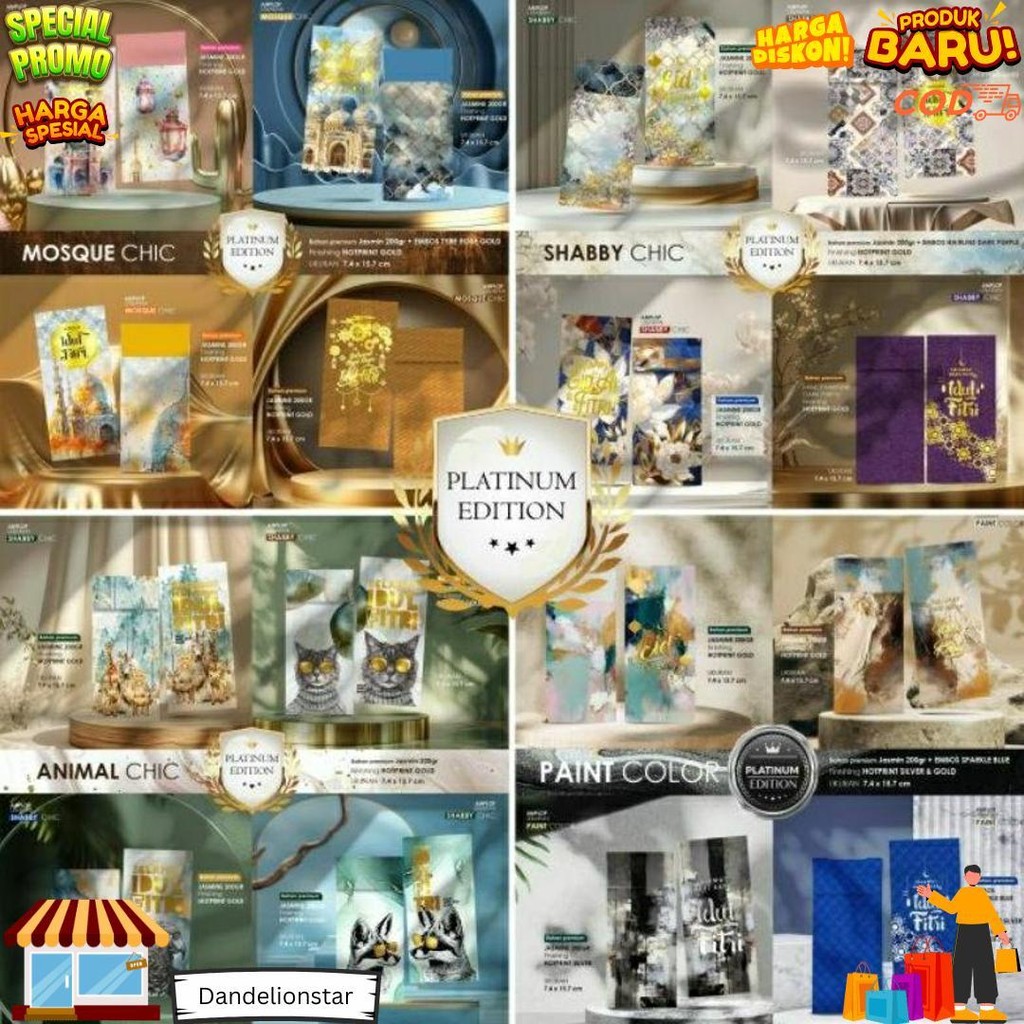

Amplop Lebaran Exclusive | Isi 40Pcs | Platinum Edition | Lilited Edition | Amplop Lebaran Mewah D Cod