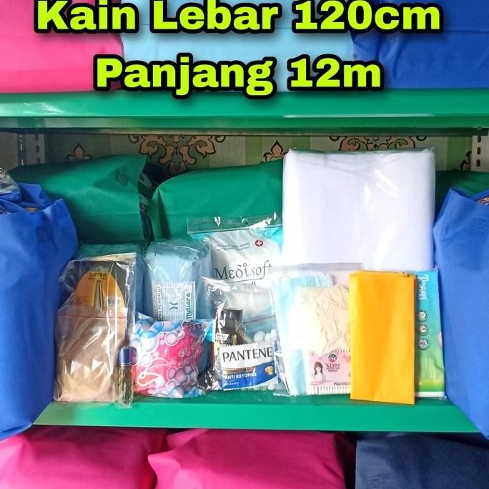 Set Kain Kafan Super Perlengkapan Jenazah Komplit | Untuk Paket Laki2