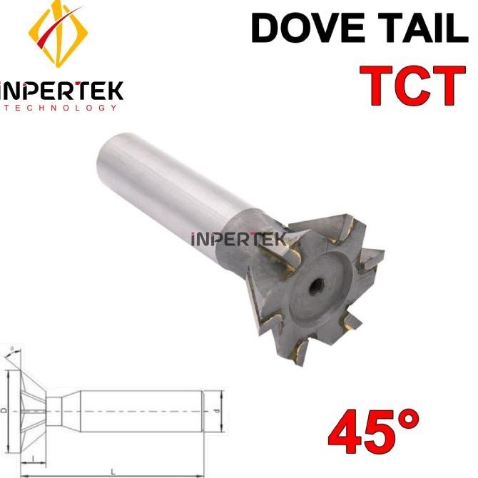 

SIAP KIRIM DOVETAIL 20X45 TCT EKOR BURUNG DOVE TAIL CARBIDE 20X45 CUTTER MILLING