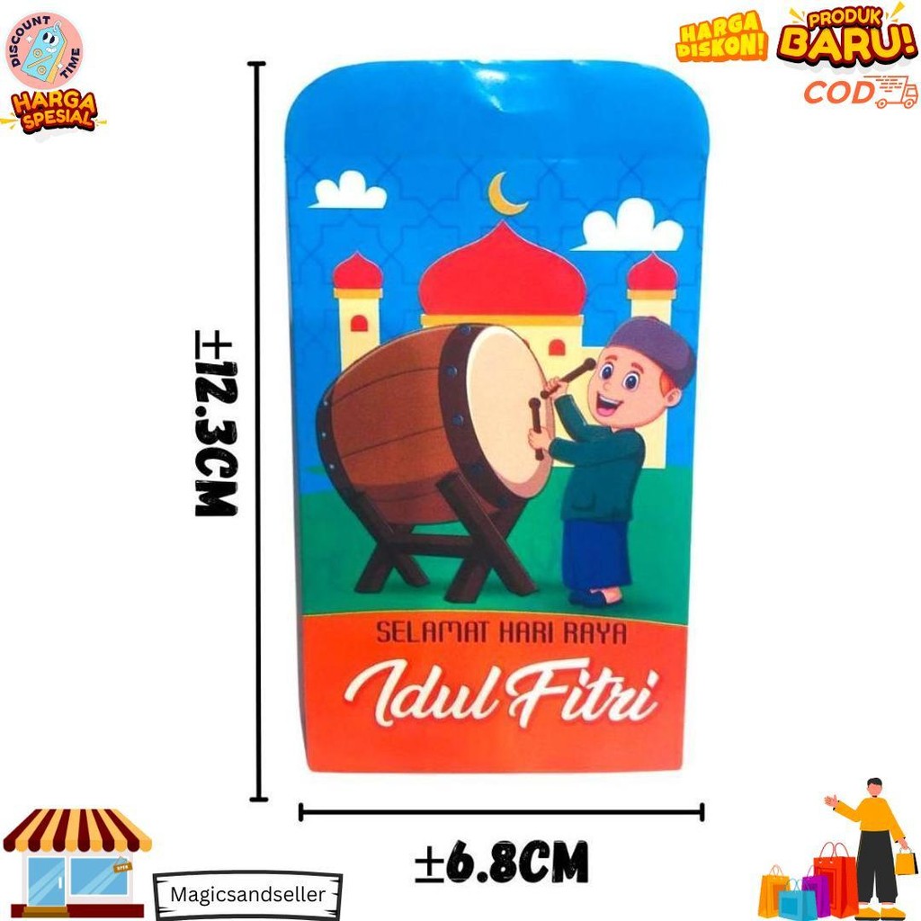 

Amplop Lebaran Isi 100Pcs Angpao Karakter Lucu Hari Raya Idul Fitri Anvelope Thr Ramadhan Eid Mubarak Berkualitas D Gratis Ongkir