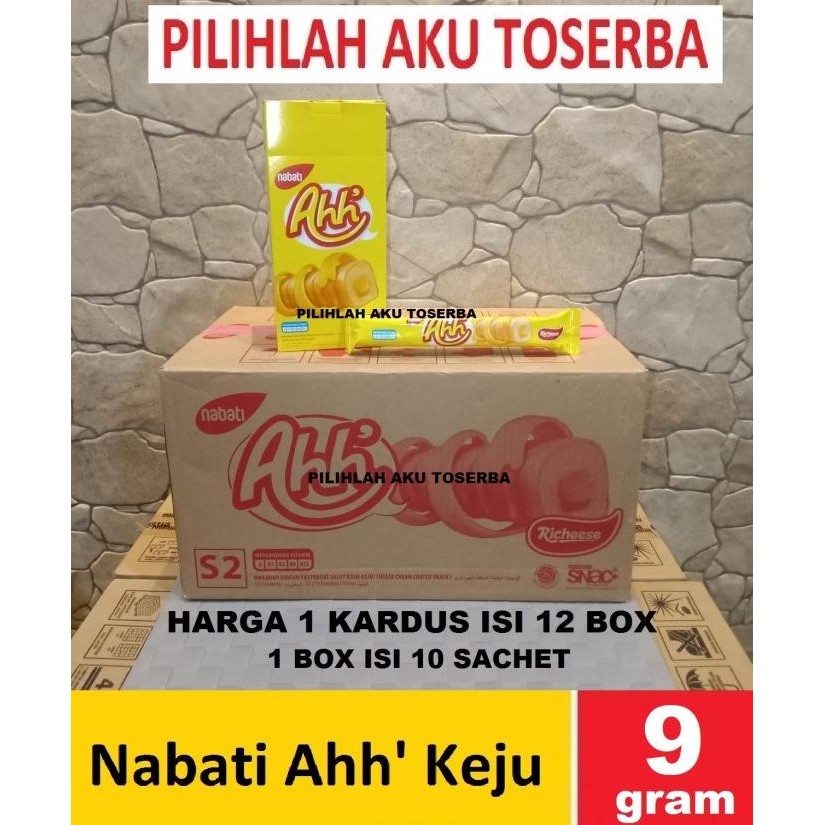 

SIAP KIRIM RICHEESE NABATI AHH KEJU @ 9 GR - ( HARGA 1 DUS ISI 12 BOX )