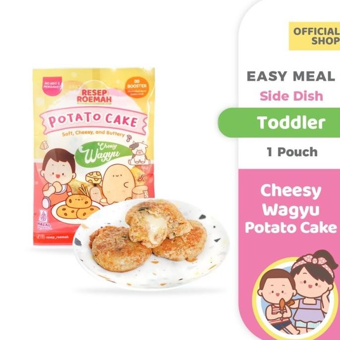 

SIAP KIRIM RESEP ROEMAH PERKEDEL KENTANG WAGYU KEJU / CHEESY WAGYU POTATO CAKE