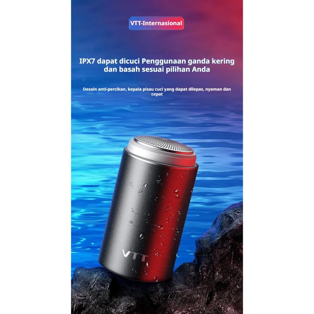 [Sentuhan halus] Alat Cukur Mini Elektrik/Alat Cukur Elektrik Mini Pencukur Jenggot Kumis Elektrik S