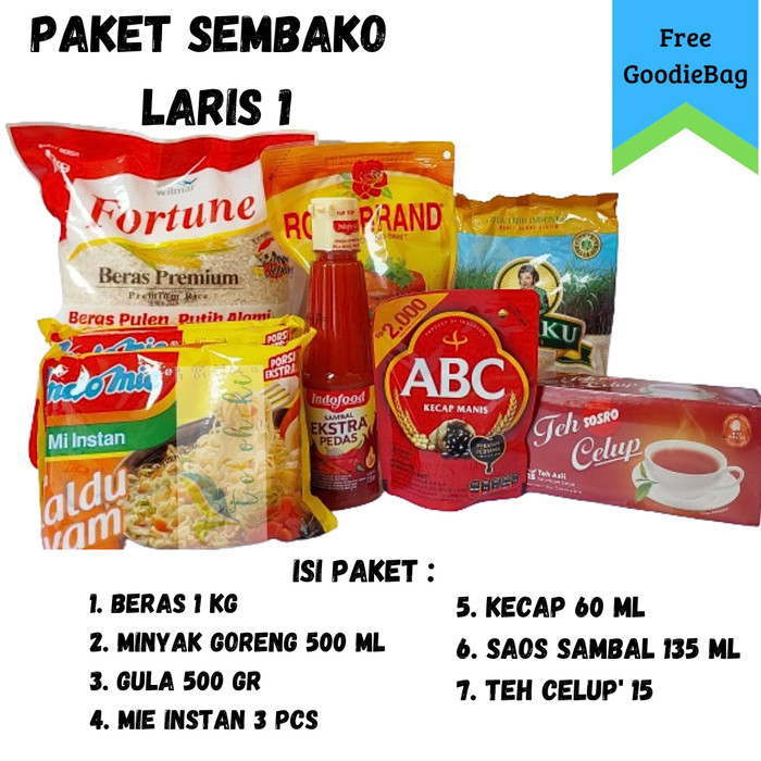 

PAKET SEMBAKO LARIS 1