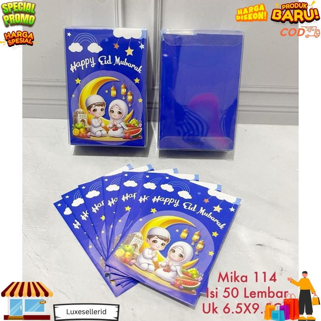 

Amplop Lebaran Idul Fitri Mika Isi 50Pcs Hari Raya Idul Fitri Viral D Sale