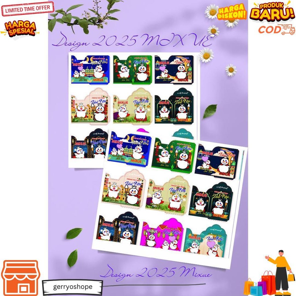 

Termurah !! 1000 Pcs Jadian Paket Usaha Amplop Lebaran 2025 New Design (Atm, Snack, Mixue, Sosmed) D Promo Puncak