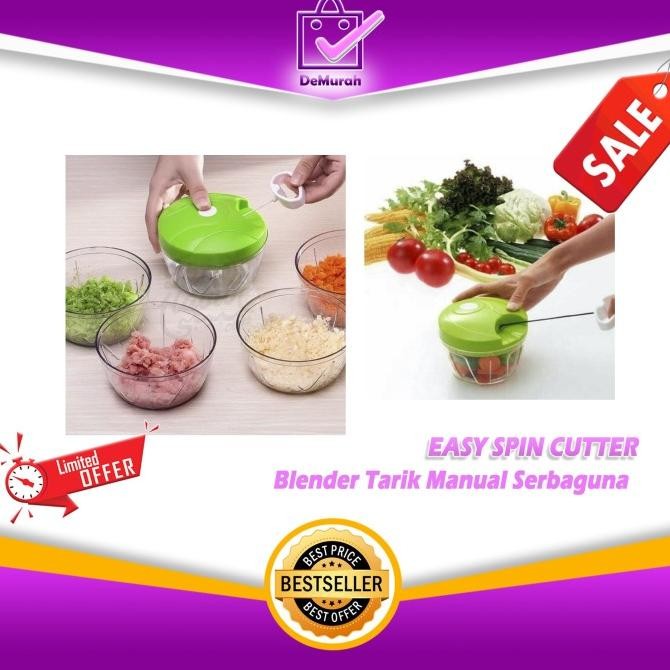 

SIAP KIRIM EASY SPIN CUTTER BLENDER TARIK MANUAL SERBAGUNA PEMOTONG SAYUR 0839