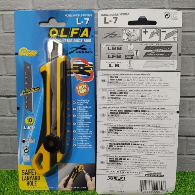 

SIAP KIRIM OLFA L7 PISAU CUTTER 18MM L-7 SNAP OFF BLADE CUTTER