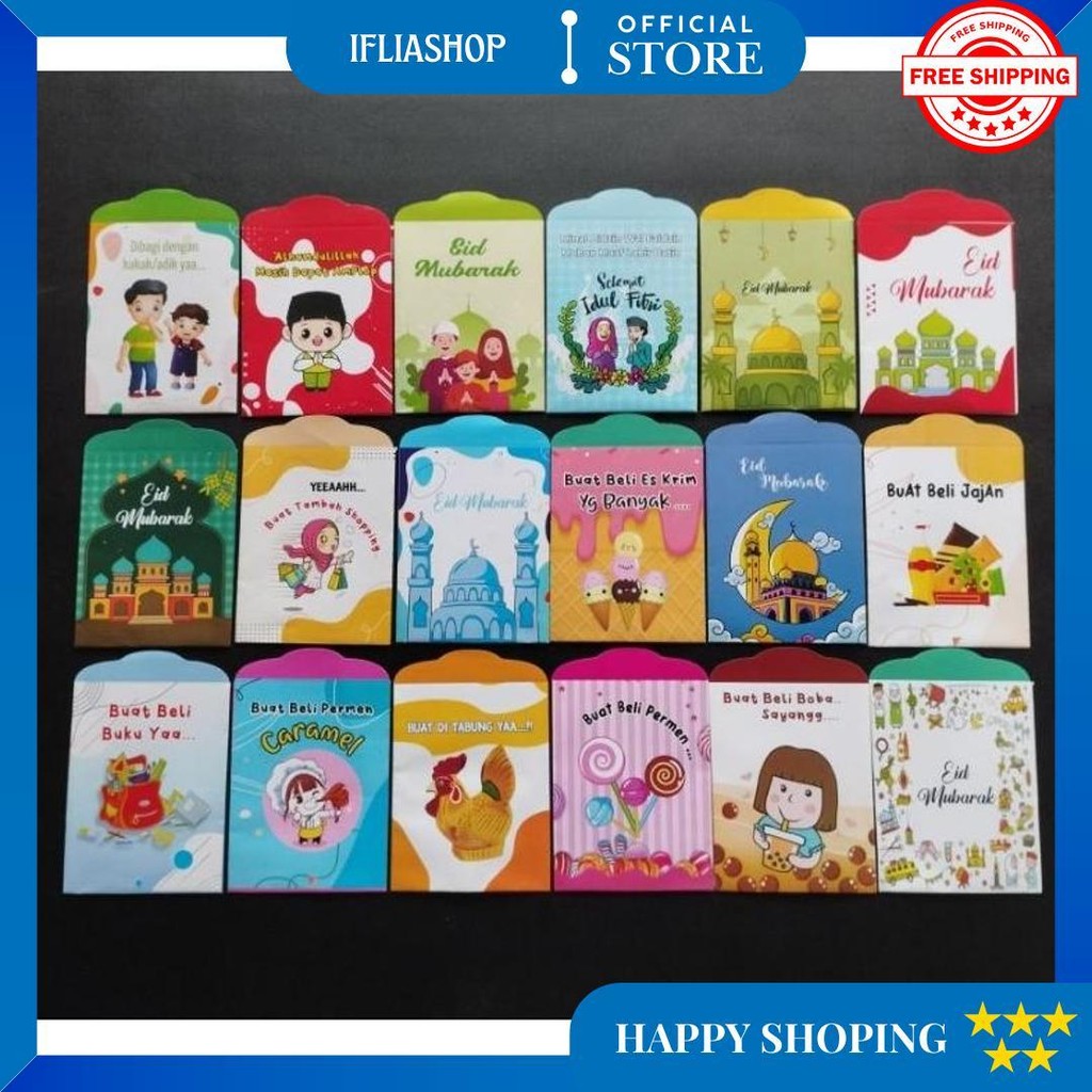 

Amplop Lebaran Idul Fitri Isi 10 Pcs Amplop Hari Raya Idul Fitri Ukuran Medium |Ann D Termurah
